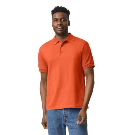 DryBlend rövid ujjú galléros férfi póló, Gildan GI8800, Orange-XL