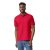 DryBlend rövid ujjú galléros férfi póló, Gildan GI8800, Red-S