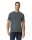 Modern oldalvarrott rövid ujjú kereknyakú póló, Gildan GI980, Charcoal-2XL