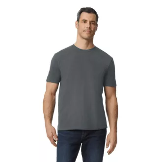   Modern oldalvarrott rövid ujjú kereknyakú póló, Gildan GI980, Charcoal-XL