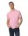 Modern oldalvarrott rövid ujjú kereknyakú póló, Gildan GI980, Charity Pink-3XL