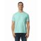 Modern oldalvarrott rövid ujjú kereknyakú póló, Gildan GI980, Teal Ice-3XL