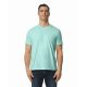 Modern oldalvarrott rövid ujjú kereknyakú póló, Gildan GI980, Teal Ice-3XL