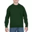 Kereknyakú gyerekpulóver, Gildan GIB18000, Forest Green-XL