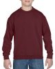 Kereknyakú gyerekpulóver, Gildan GIB18000, Maroon-XL