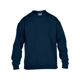 Kereknyakú gyerekpulóver, Gildan GIB18000, Navy-L