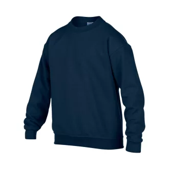 Kereknyakú gyerekpulóver, Gildan GIB18000, Navy-L