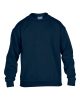 Kereknyakú gyerekpulóver, Gildan GIB18000, Navy-XS