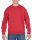 Kereknyakú gyerekpulóver, Gildan GIB18000, Red-XS