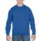 Kereknyakú gyerekpulóver, Gildan GIB18000, Royal-XL