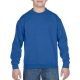 Kereknyakú gyerekpulóver, Gildan GIB18000, Royal-XS