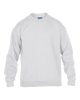 Kereknyakú gyerekpulóver, Gildan GIB18000, White-XS