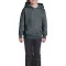 Kapucnis gyerekpulóver kenguruzsebbel, Gildan GIB18500, Dark Heather-XL