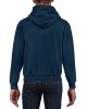 Kapucnis gyerekpulóver kenguruzsebbel, Gildan GIB18500, Navy-XS