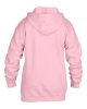 Cipzáros kapucnis gyerekpulóver, Gildan GIB18600, Light Pink-L