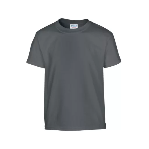 Kereknyakú rövid ujjú gyerekpóló, Gildan GIB5000, Charcoal-XL