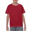 Kereknyakú rövid ujjú gyerekpóló, Gildan GIB5000, Cardinal Red-XS