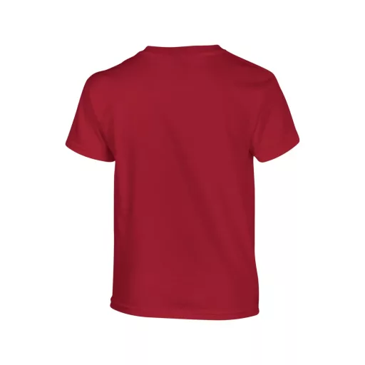 Kereknyakú rövid ujjú gyerekpóló, Gildan GIB5000, Cardinal Red-XS
