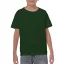 Kereknyakú rövid ujjú gyerekpóló, Gildan GIB5000, Forest Green-XS