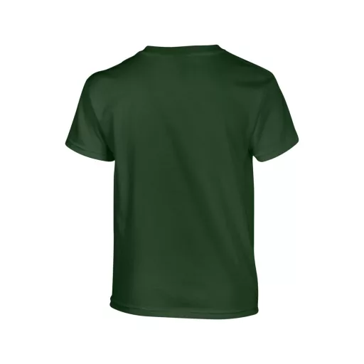 Kereknyakú rövid ujjú gyerekpóló, Gildan GIB5000, Forest Green-XS