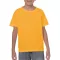 Kereknyakú rövid ujjú gyerekpóló, Gildan GIB5000, Gold-M