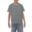 Kereknyakú rövid ujjú gyerekpóló, Gildan GIB5000, Graphite Heather-XS