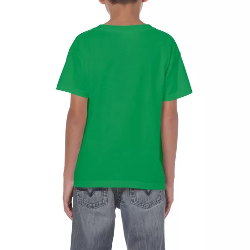 Kereknyakú rövid ujjú gyerekpóló, Gildan GIB5000, Irish Green-XS