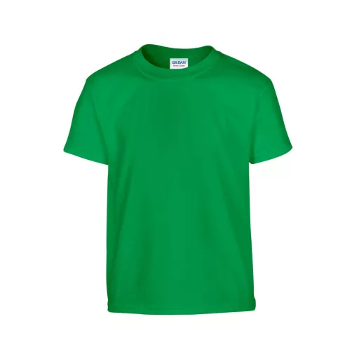 Kereknyakú rövid ujjú gyerekpóló, Gildan GIB5000, Irish Green-XS