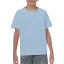 Kereknyakú rövid ujjú gyerekpóló, Gildan GIB5000, Light Blue-XS