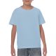 Kereknyakú rövid ujjú gyerekpóló, Gildan GIB5000, Light Blue-XS