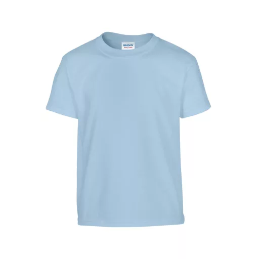 Kereknyakú rövid ujjú gyerekpóló, Gildan GIB5000, Light Blue-XS