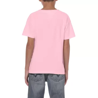   Kereknyakú rövid ujjú gyerekpóló, Gildan GIB5000, Light Pink-L