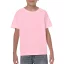 Kereknyakú rövid ujjú gyerekpóló, Gildan GIB5000, Light Pink-M