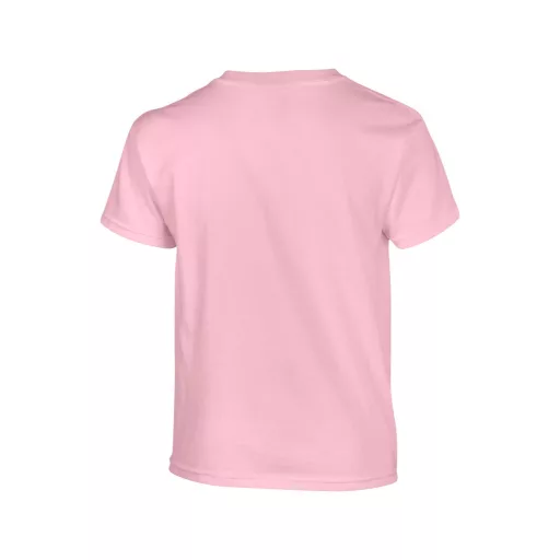 Kereknyakú rövid ujjú gyerekpóló, Gildan GIB5000, Light Pink-M