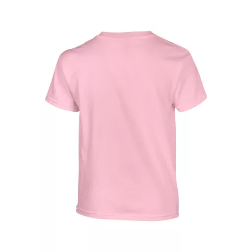 Kereknyakú rövid ujjú gyerekpóló, Gildan GIB5000, Light Pink-XL