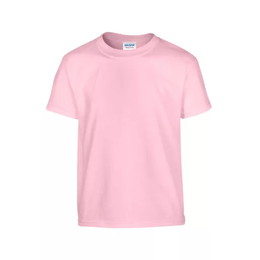 Kereknyakú rövid ujjú gyerekpóló, Gildan GIB5000, Light Pink-XS