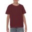 Kereknyakú rövid ujjú gyerekpóló, Gildan GIB5000, Maroon-L