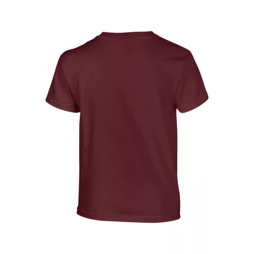 Kereknyakú rövid ujjú gyerekpóló, Gildan GIB5000, Maroon-XS