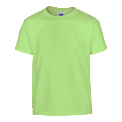Kereknyakú rövid ujjú gyerekpóló, Gildan GIB5000, Mint Green-L