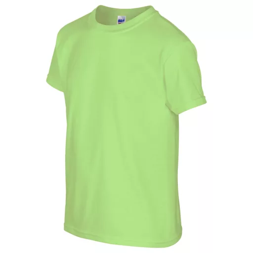 Kereknyakú rövid ujjú gyerekpóló, Gildan GIB5000, Mint Green-XL