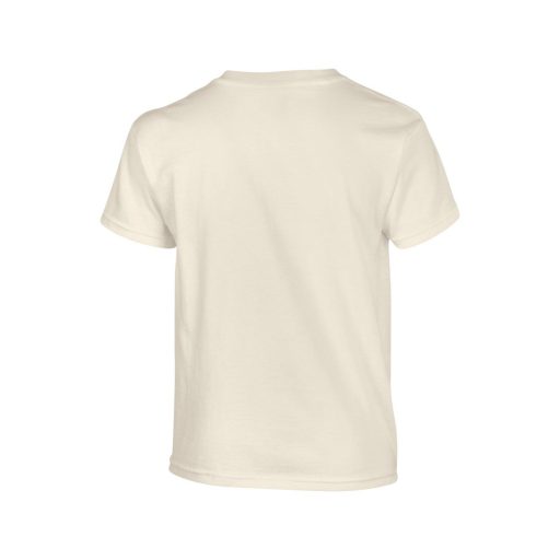 Kereknyakú rövid ujjú gyerekpóló, Gildan GIB5000, Natural-XL