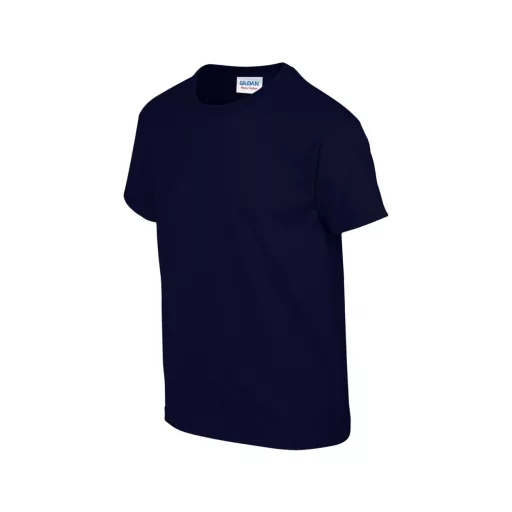 Kereknyakú rövid ujjú gyerekpóló, Gildan GIB5000, Navy-XS