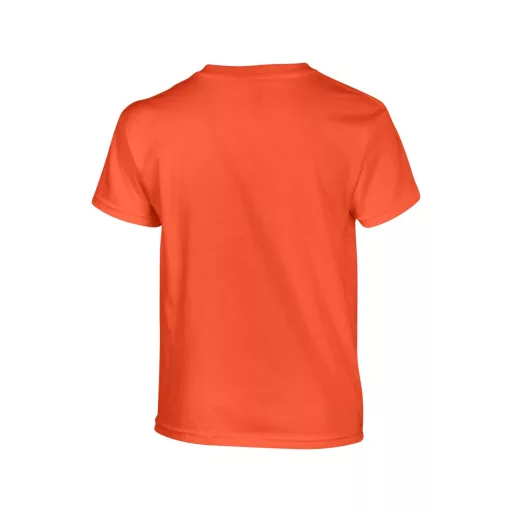 Kereknyakú rövid ujjú gyerekpóló, Gildan GIB5000, Orange-XS