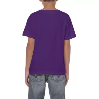   Kereknyakú rövid ujjú gyerekpóló, Gildan GIB5000, Purple-L