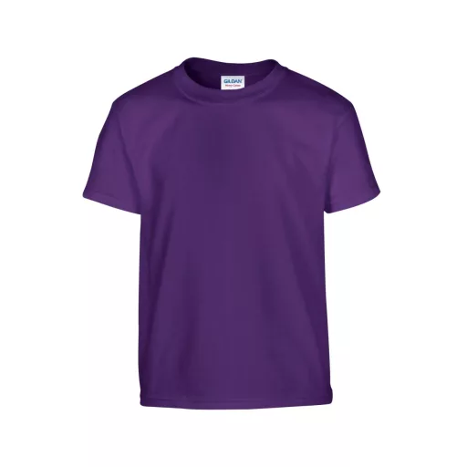 Kereknyakú rövid ujjú gyerekpóló, Gildan GIB5000, Purple-XS