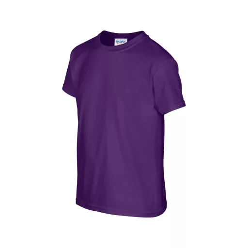 Kereknyakú rövid ujjú gyerekpóló, Gildan GIB5000, Purple-XS