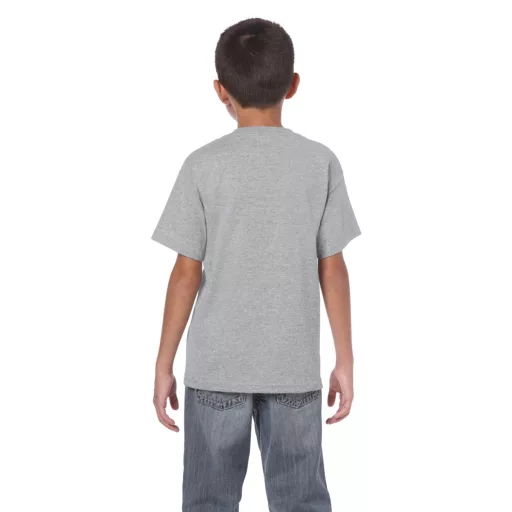 Kereknyakú rövid ujjú gyerekpóló, Gildan GIB5000, Sport Grey-XL