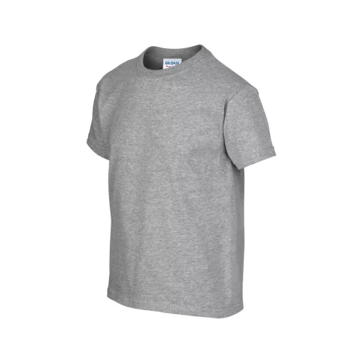 Kereknyakú rövid ujjú gyerekpóló, Gildan GIB5000, Sport Grey-XS