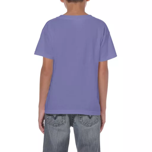 Kereknyakú rövid ujjú gyerekpóló, Gildan GIB5000, Violet-M