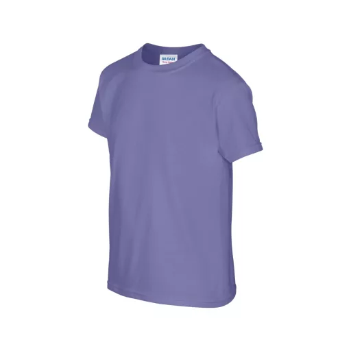 Kereknyakú rövid ujjú gyerekpóló, Gildan GIB5000, Violet-XL